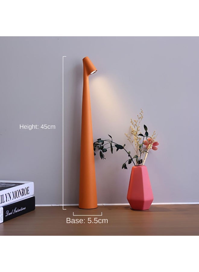 مصباح طاولة أنيق للاستخدام الداخلي والخارجي بتصميم دائري أنيق مصباح ملون مع تعتيم تدريجي عن طريق اللمس - Image 3